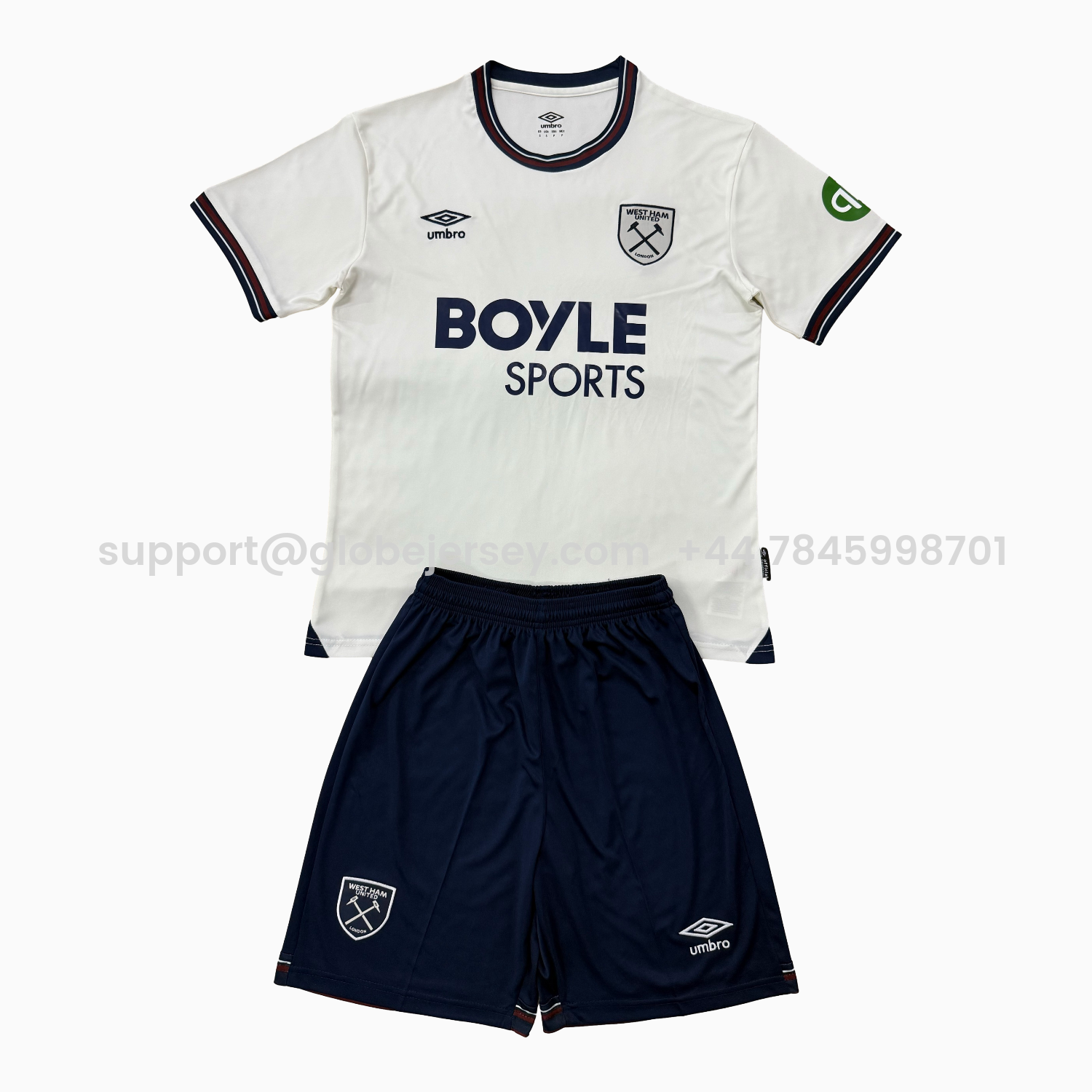 West Ham United 25-26 Away Men's Adult Jersey Set - Fans Version