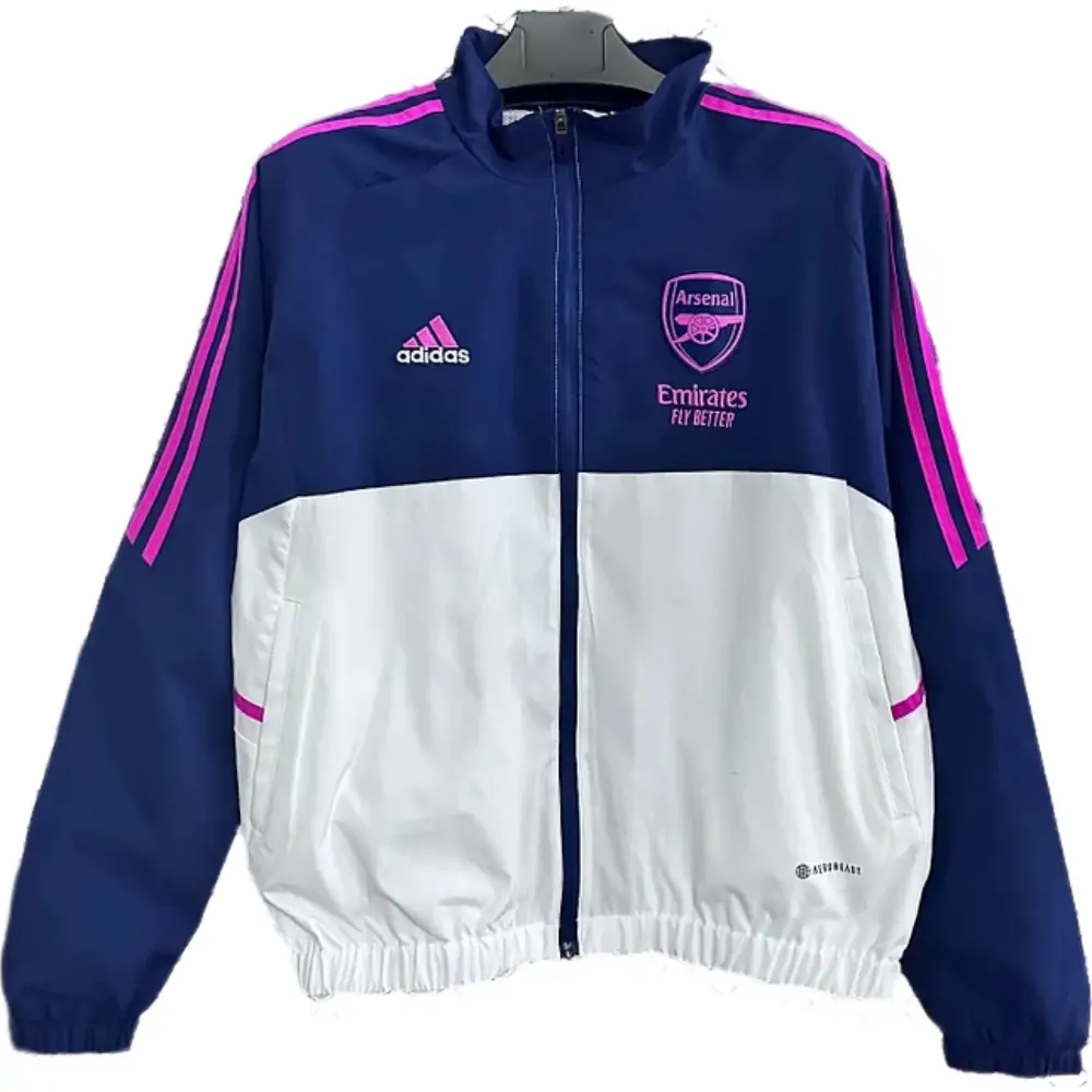 2025/26 Arsenal Three Stripe Colorblock Waterproof Windbreaker