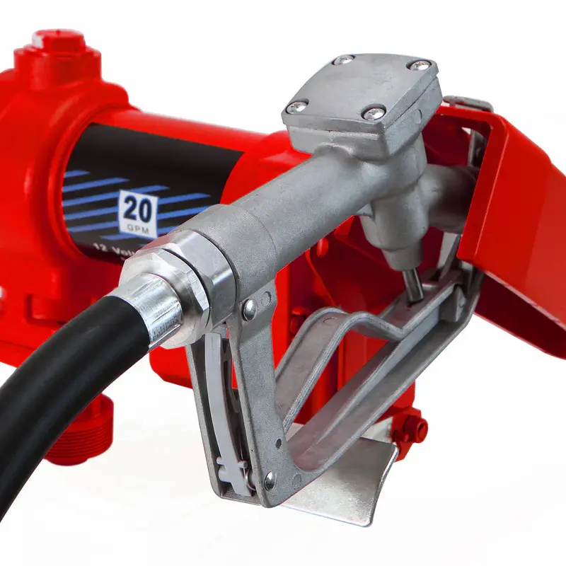 12V Electric Fuel Transfer Pump | Portable Diesel. Gasoline & Kerosene Transfer System for On-Site Use