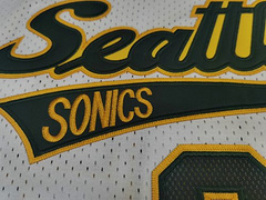 Supersonics Ray Allen No. 34 White  MN