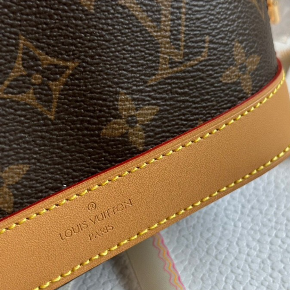Louis Vuitton Nano Alma Monogram Brown 7.9 Inches M82717