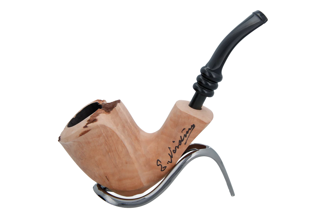 Erik Nording Signature Smooth Briar Pipe - No.08