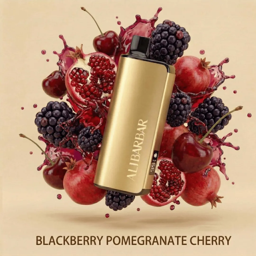 BLACKBERRY POMEGRANATE CHERRY - ALIBARBAR INGOT 9000 Puffs