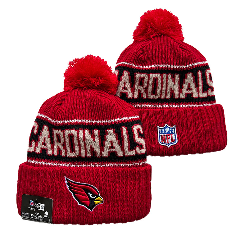 Arizona Cardinals Cuffed Knit Hat with Pom