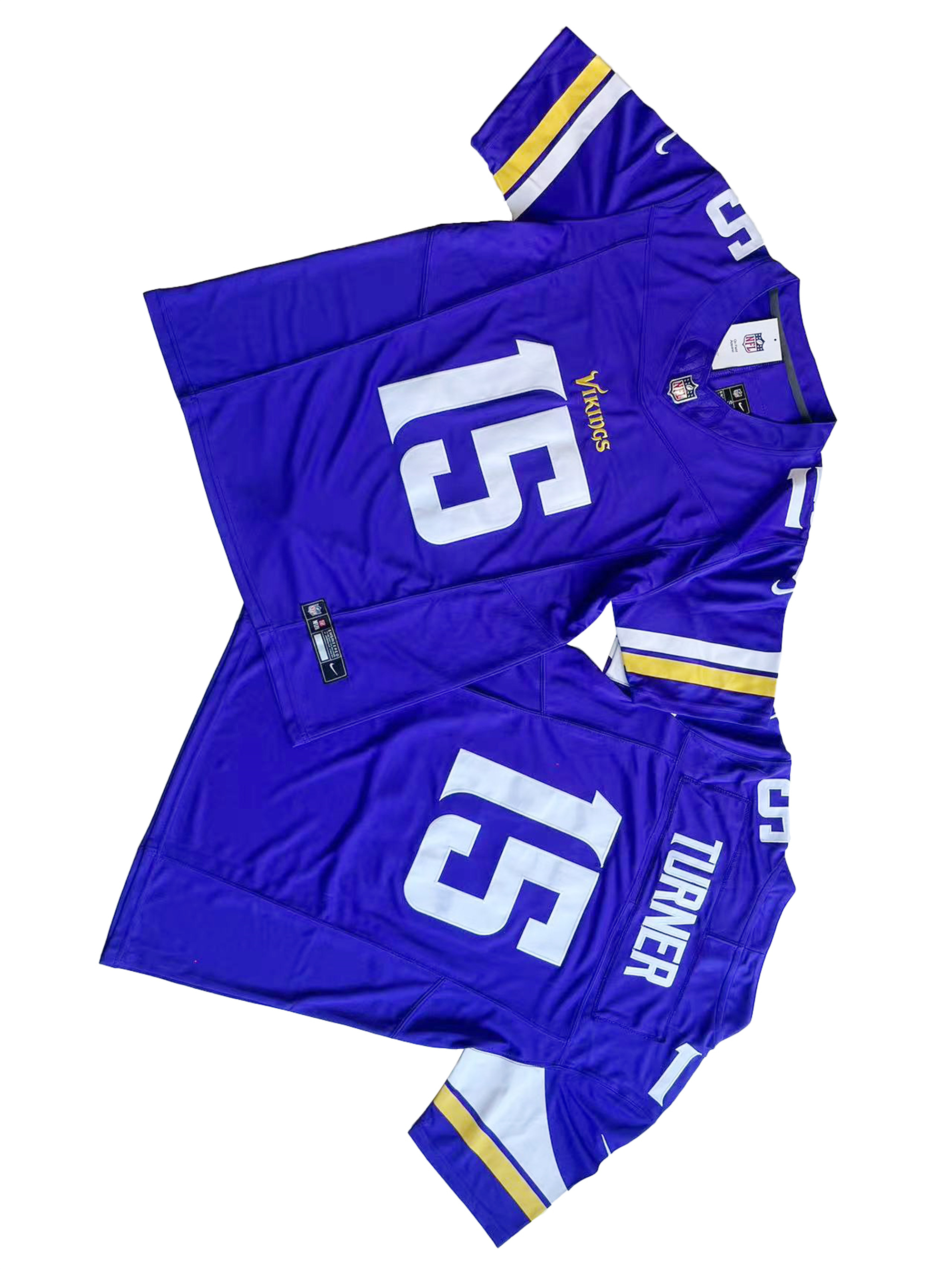 Minnesota Vikings 15# Dallas Turner Purple Vapor F.U.S.E. Limited Jersey