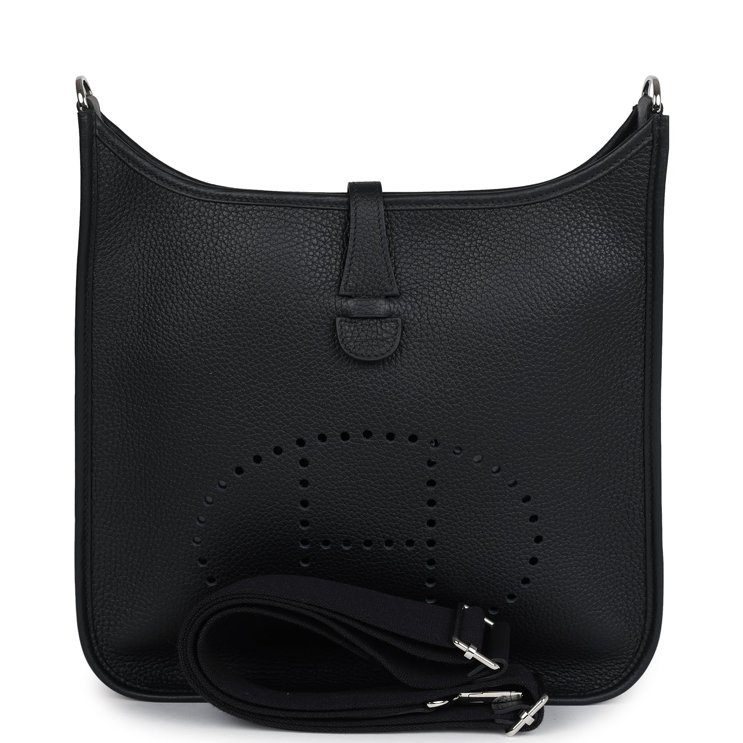Evelyne III PM Black Clemence Palladium Hardware