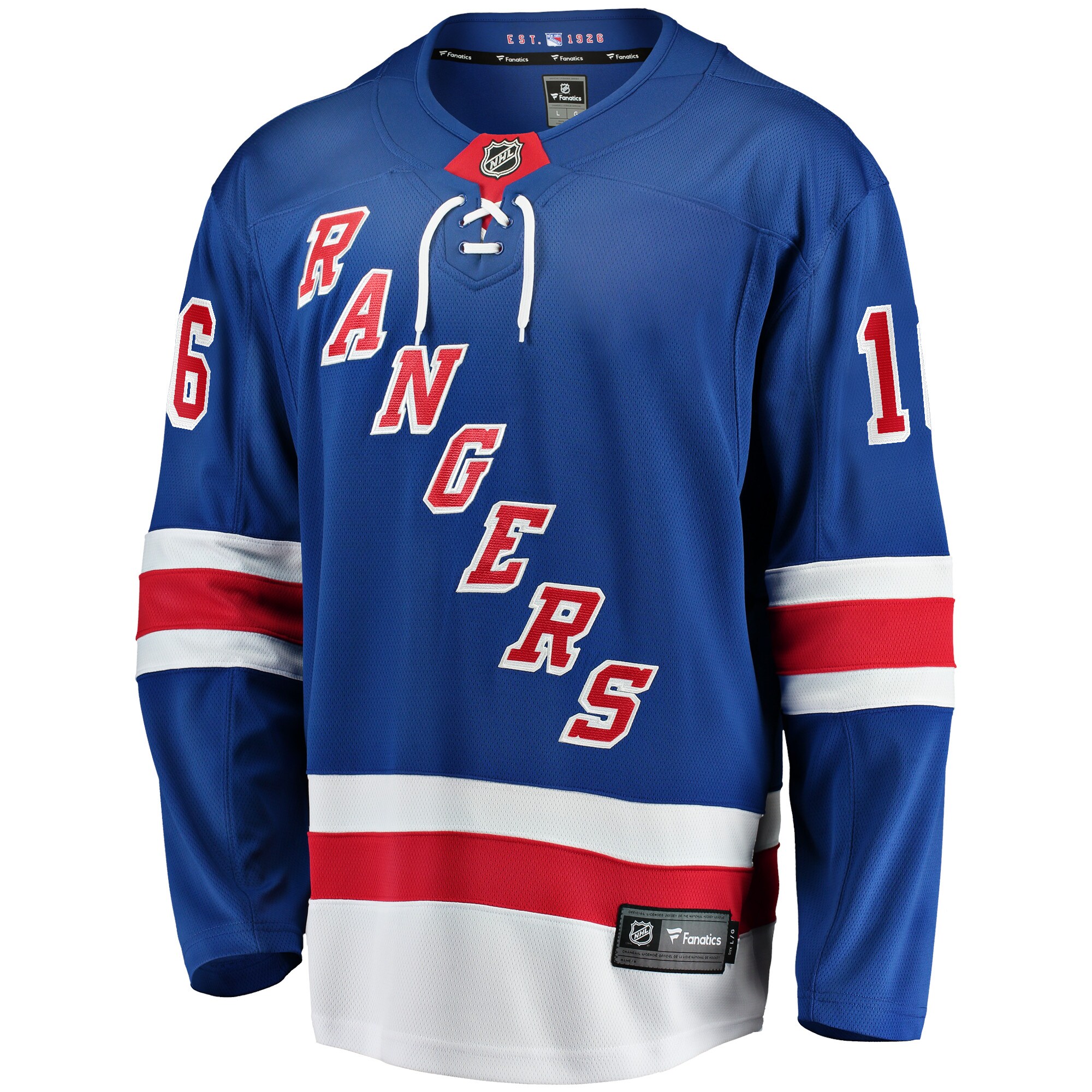 Vincent Trocheck New York Rangers Fanatics Home Breakaway   Jersey – Blue
