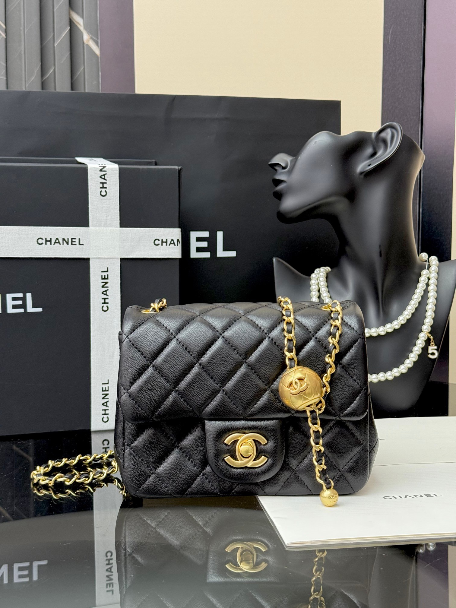 [Sale] Chanel Golden Ball Classic Bag