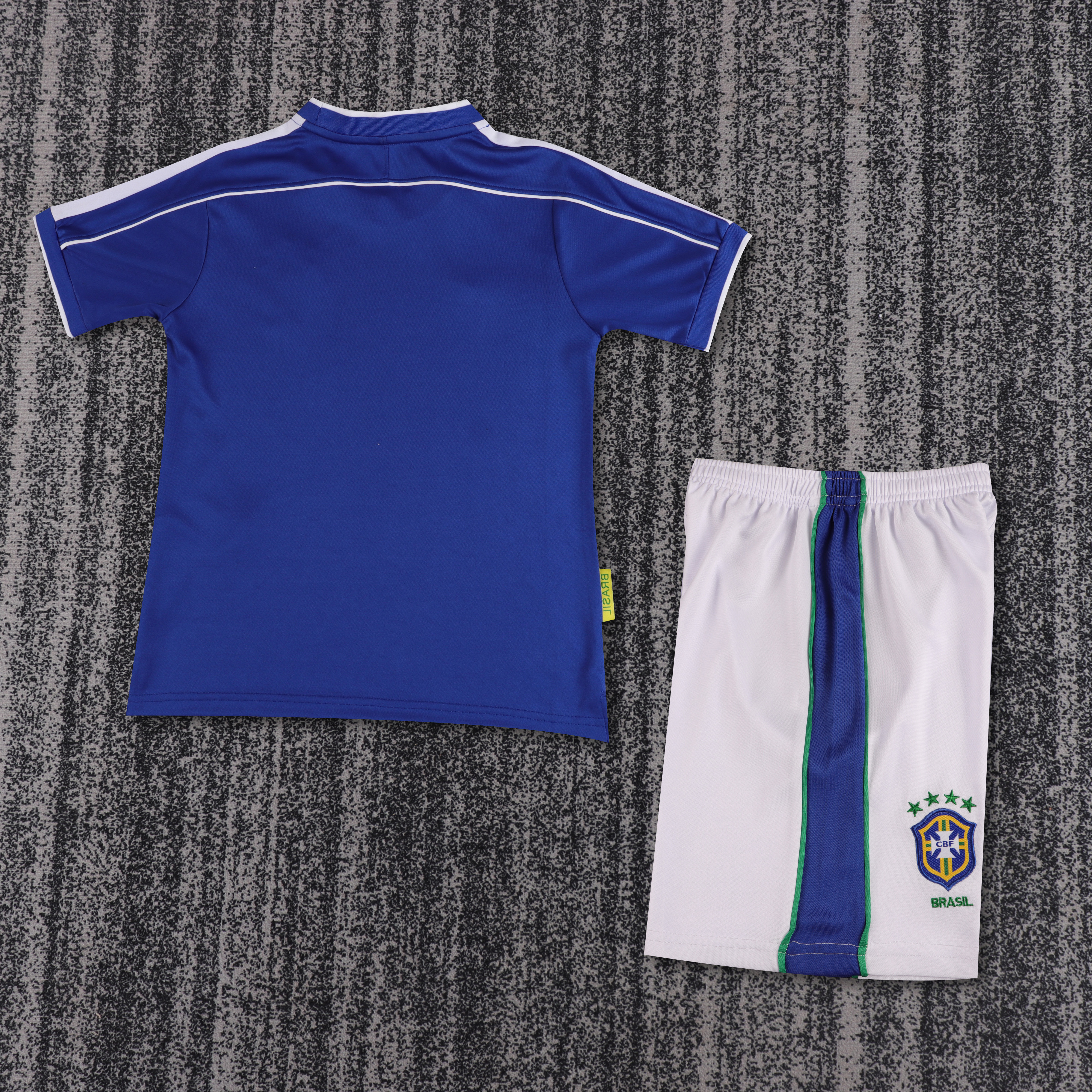 1998 Brazil Away Retro Children's Jersey - Fans Edition