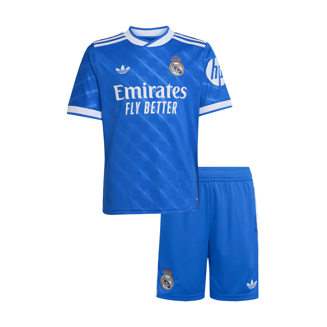 Kid's Real Madrid Third Away Kit - Jersey+Shorts 2025/26
