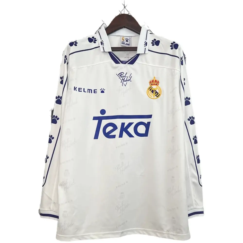 1994/96 Real Madrid Home Retro Long Sleeve Shirt