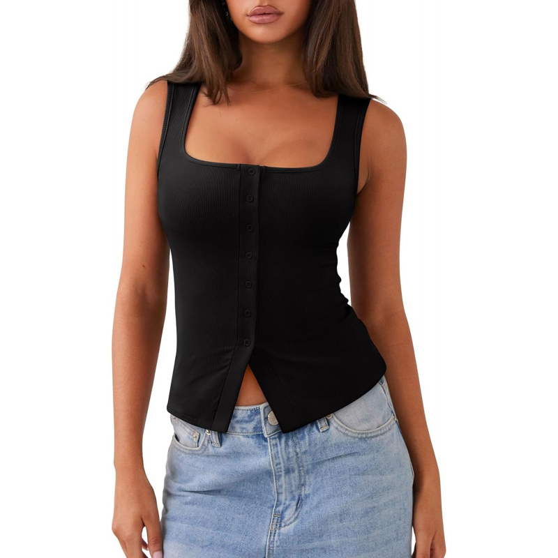 Women's Going Out Tops Cute Ribbed