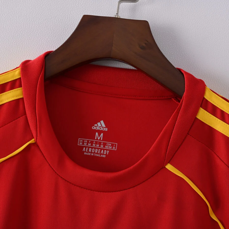 Spain 2008 Home Retro Football Jersey