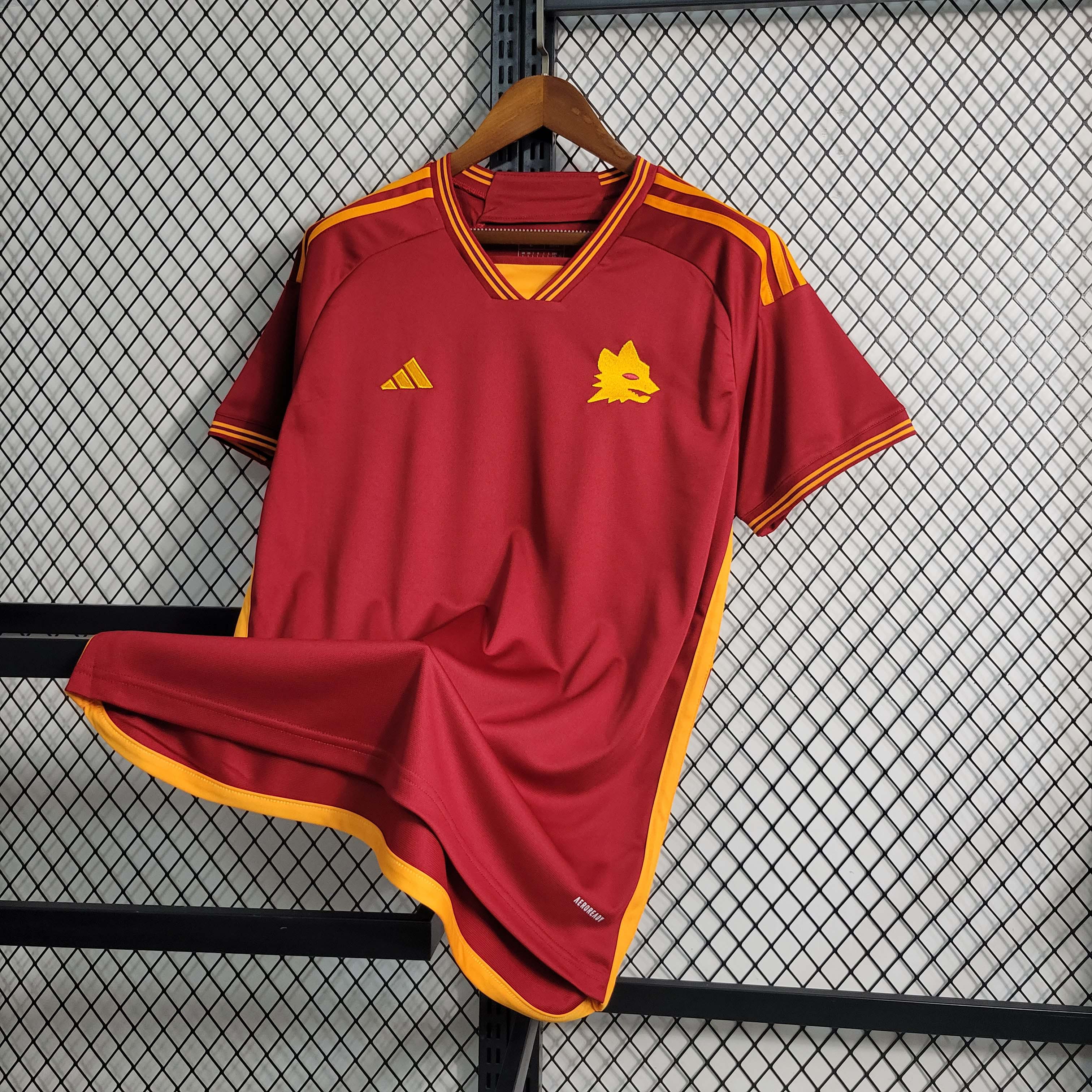 2023/2024 Roma Home Soccer Jersey 1:1 Thai Quality-Fans
