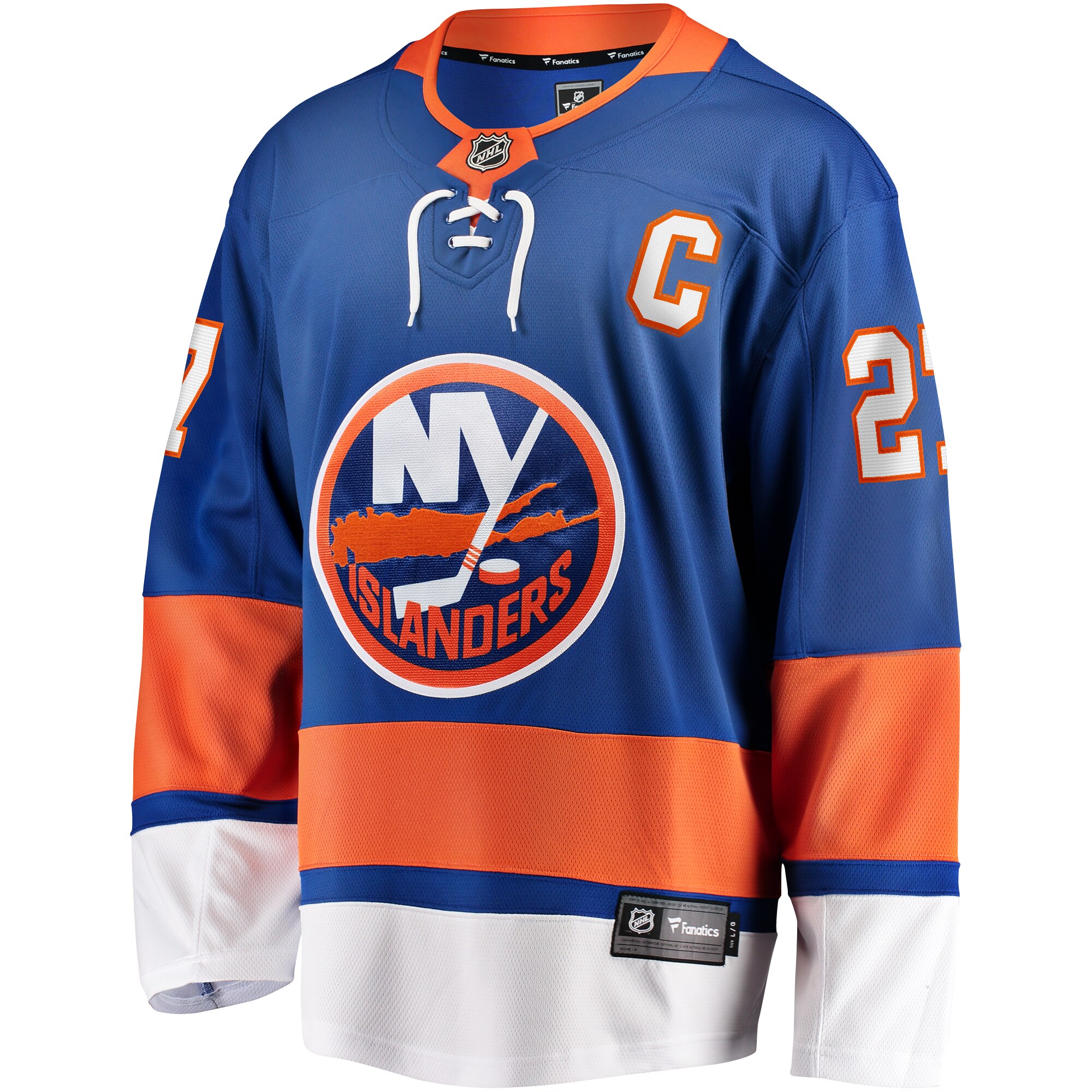 Anders Lee New York Islanders Fanatics Home Captain Patch Breakaway   Jersey – Royal
