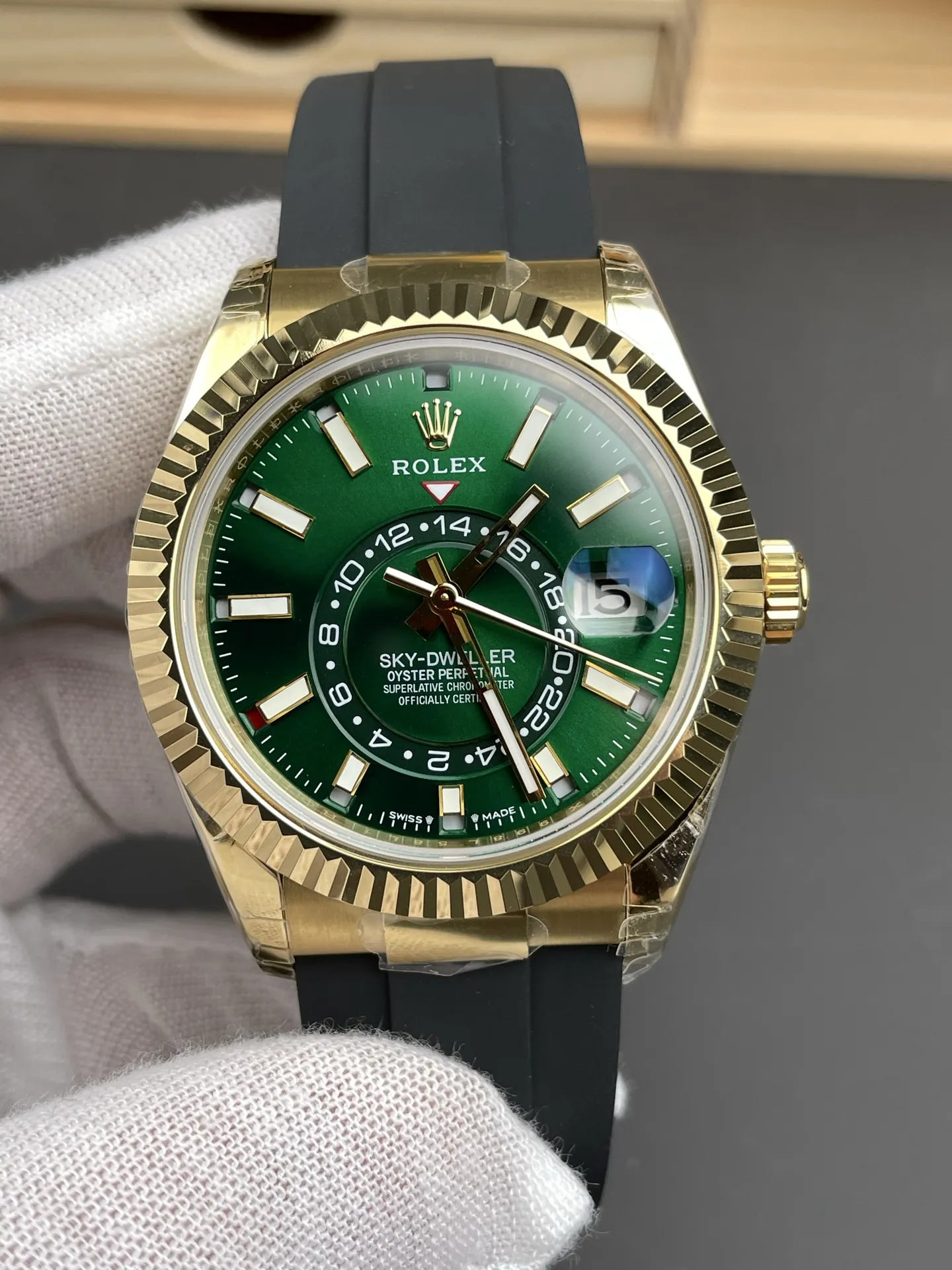 Rolex Sky-Dweller Green Dial 42mm