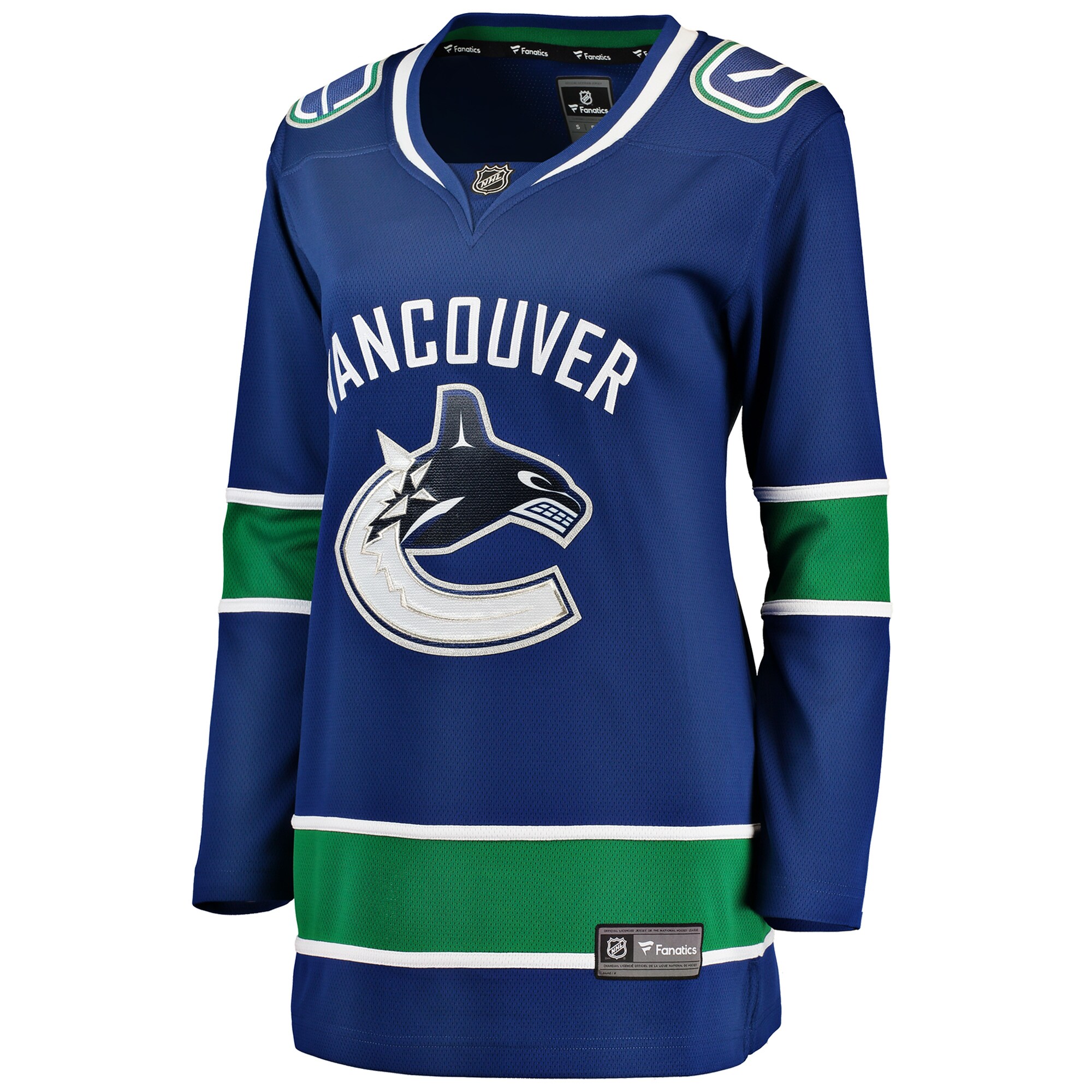 Vancouver Canucks Fanatics Women’s Breakaway Home Jersey – Blue