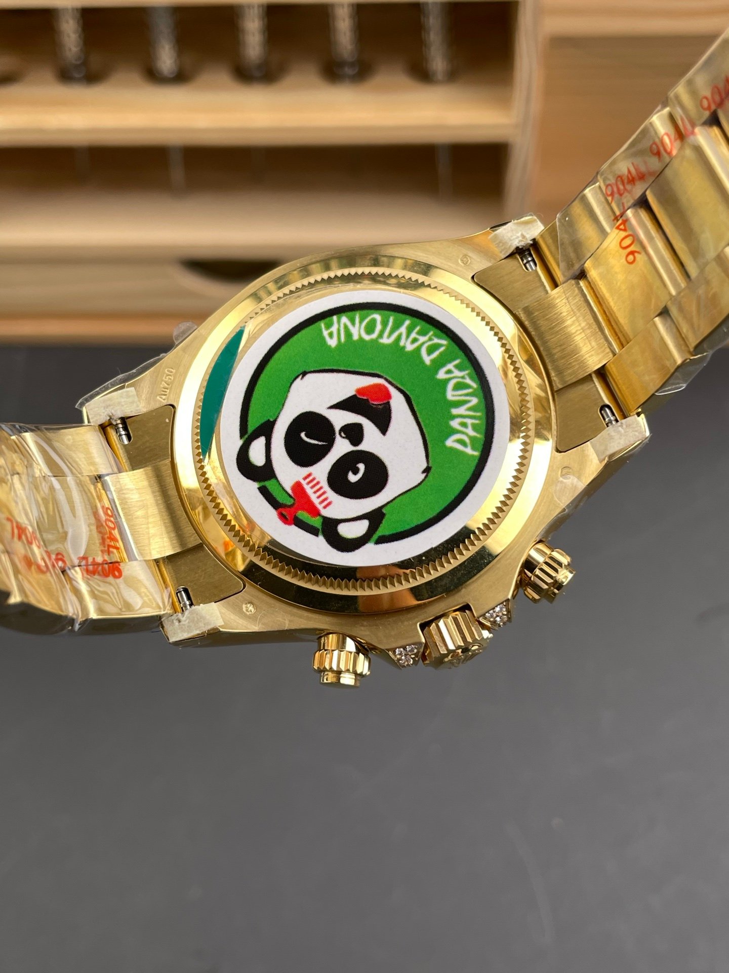 Rolex Daytona Full Gold Baguette Diamond