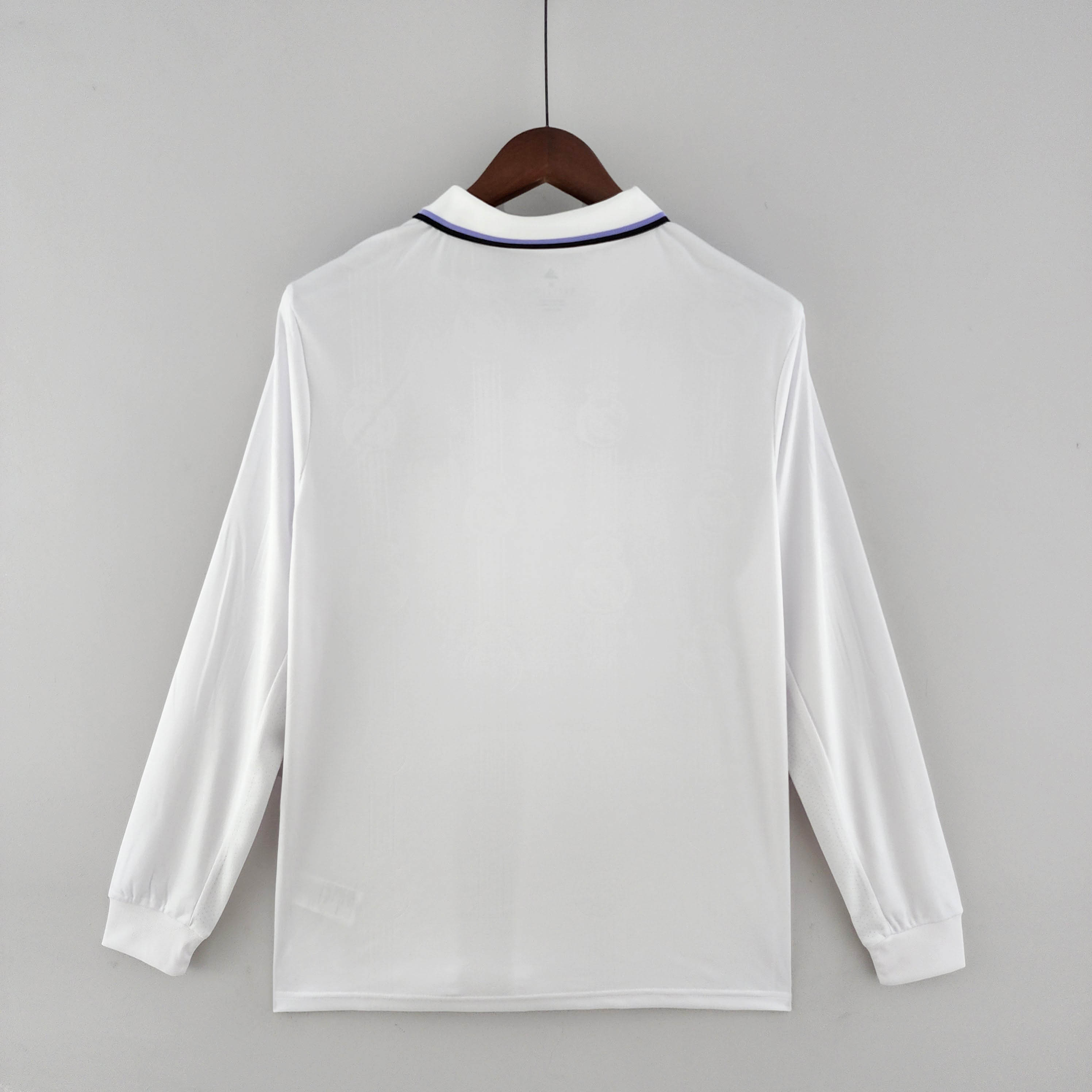 2022/2023 Long Sleeve Real Madrid Home Jersey - Fans Edition