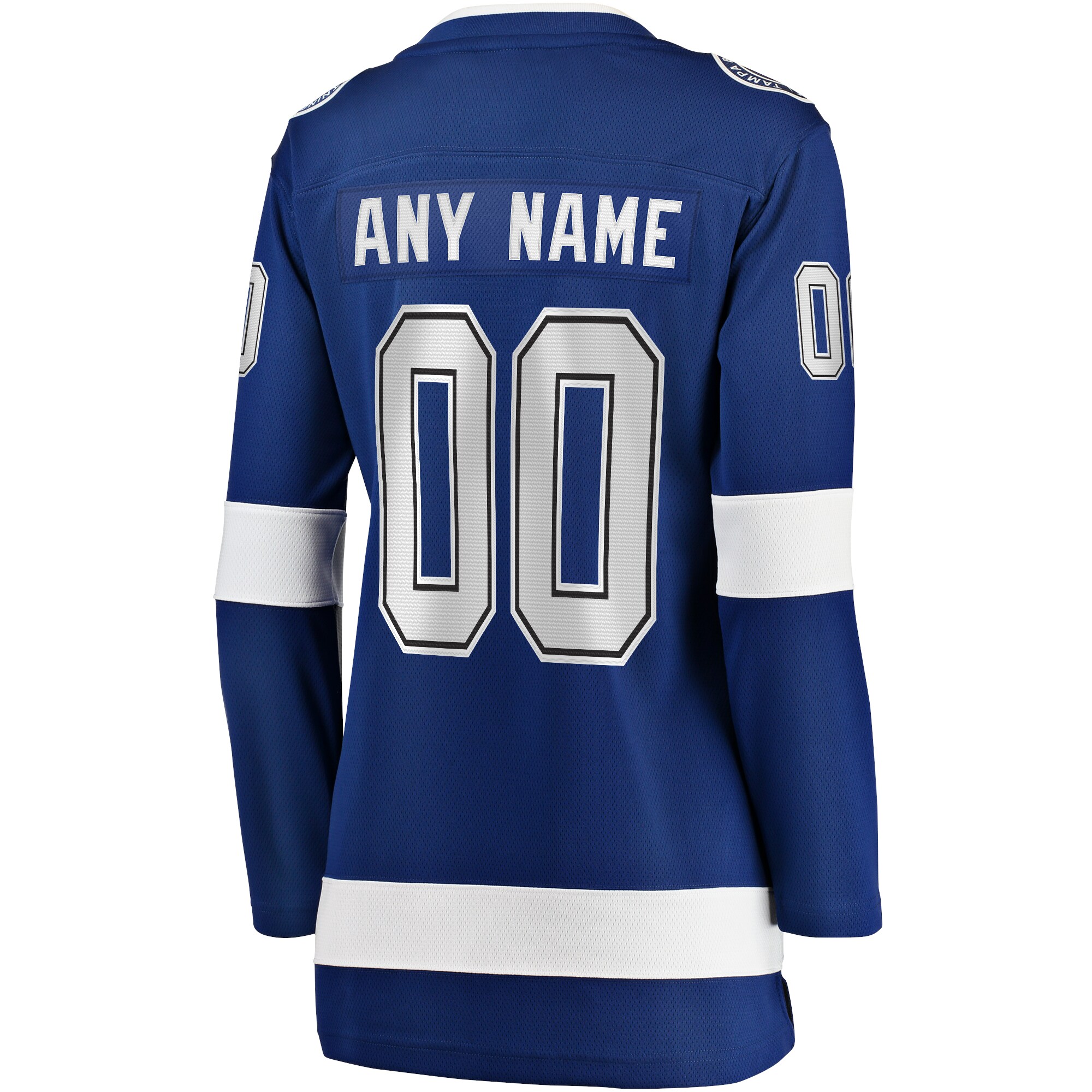 Tampa Bay Lightning Fanatics Women’s 2021 Stanley Cup Champions Home Breakaway Custom Jersey – Blue