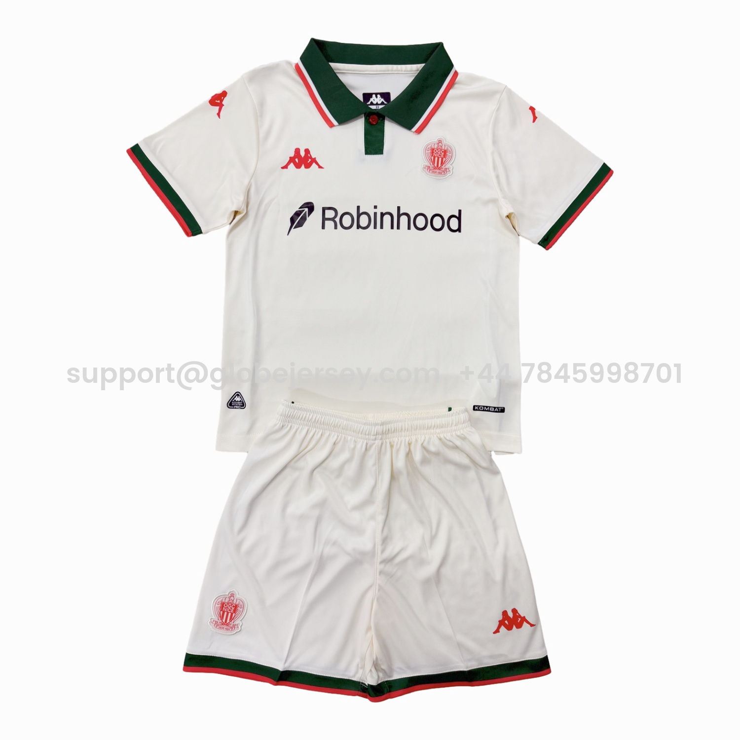 Nice 25-26 Away Men's Adult Jersey Set - Fans Version