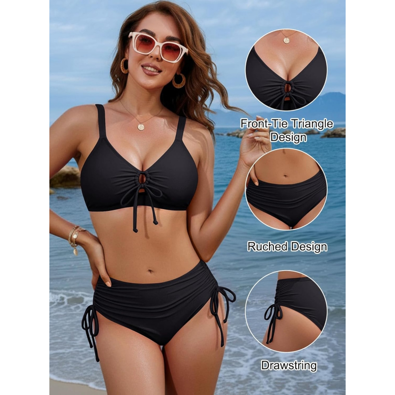 Women's 2 Piece Swimsuit Curvy Two Piece Bikini