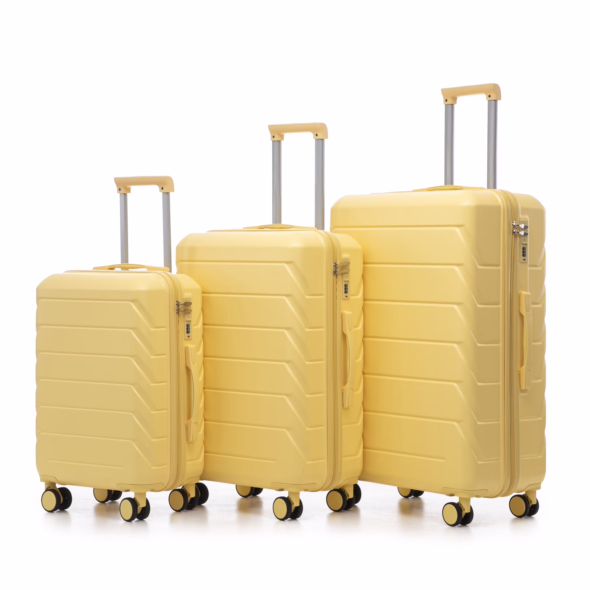 Luggage Sets 3 Piece(20/24/28), Expandable Carry On Suitcase with ABS Spinner Wheel TSA Lock