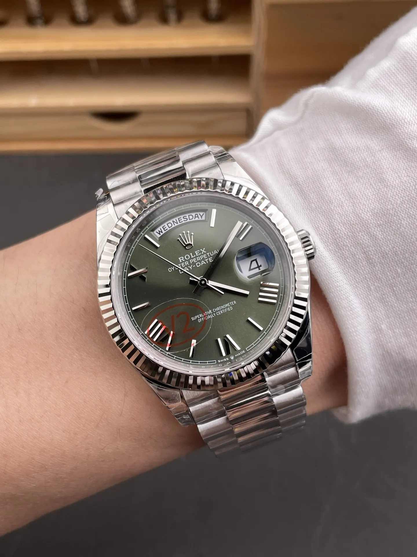 Rolex Day-Date Olive Green 40mm