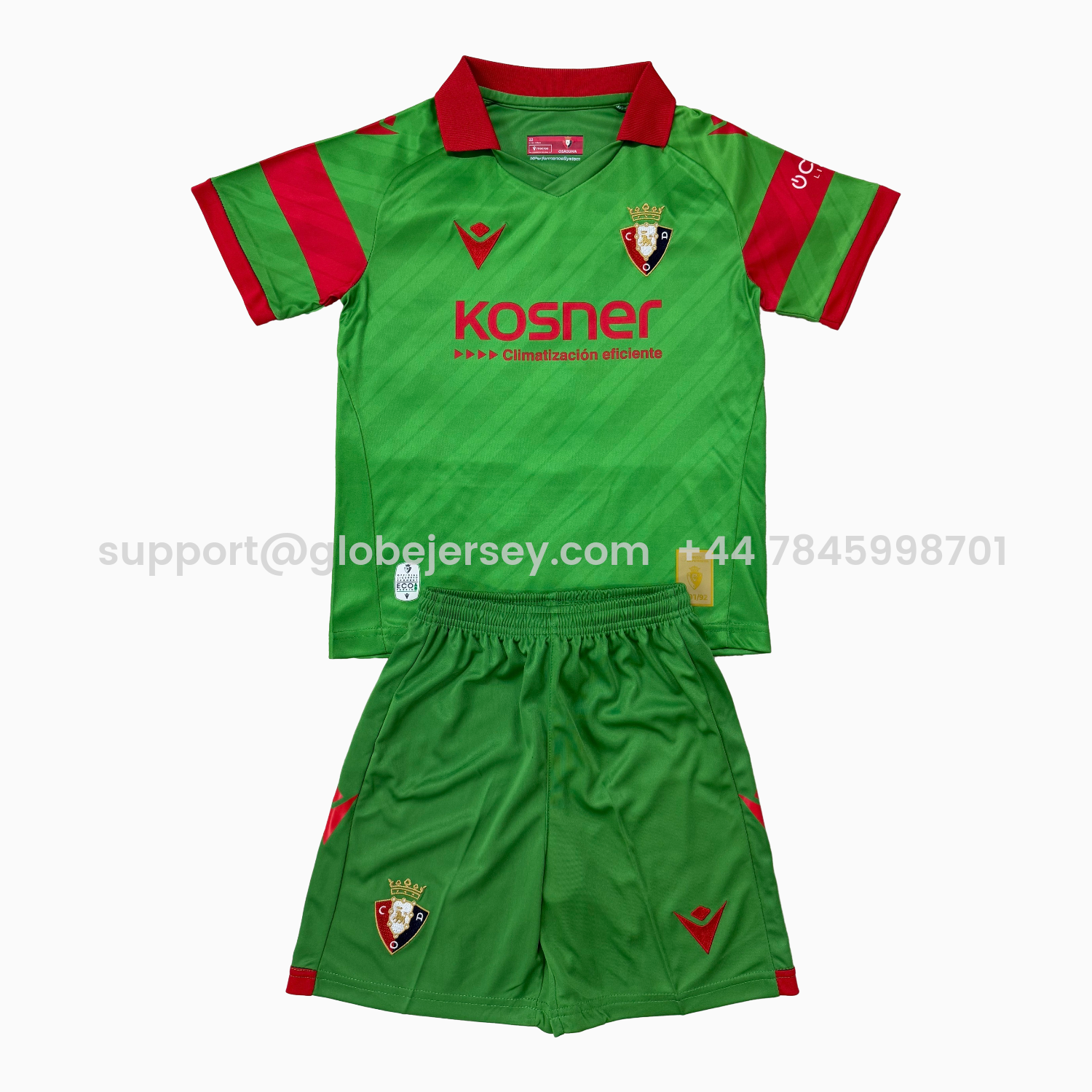 Osasuna 25-26 Away Men's Adult Jersey Set - Fans Version