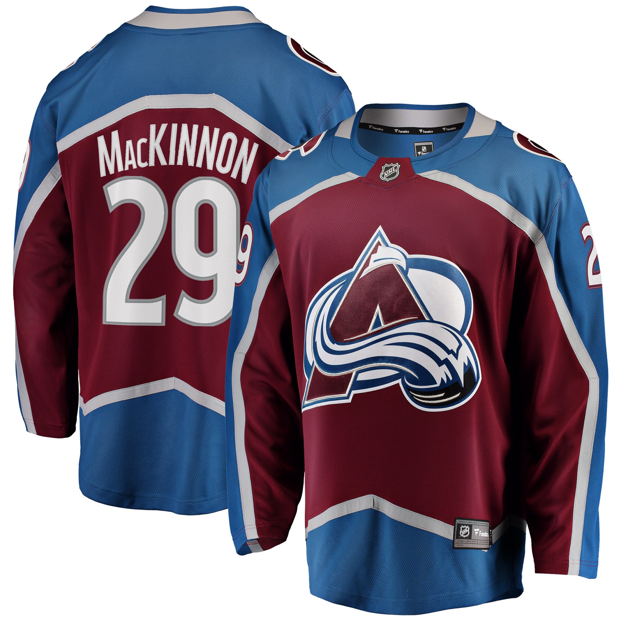 Nathan MacKinnon Colorado Avalanche Fanatics Breakaway   Jersey – Burgundy