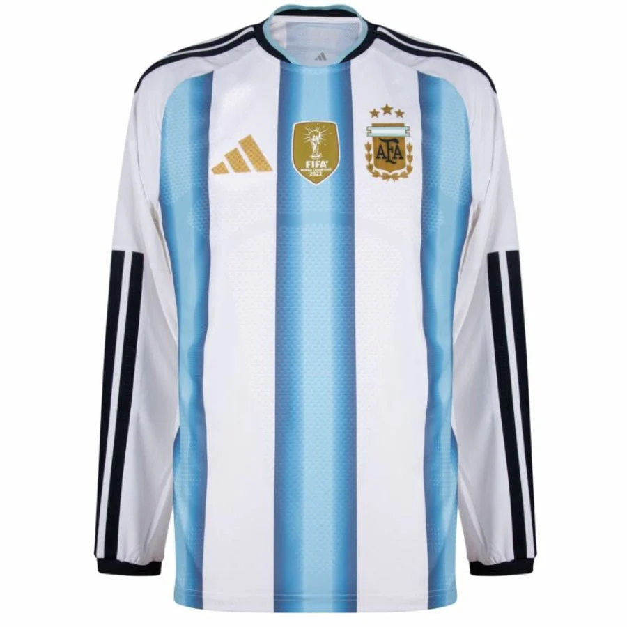Argentina Long Sleeve Home Football Jersey 2026 World Cup