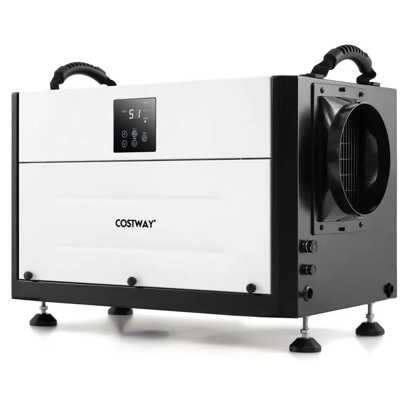 124-Pint Crawl Space Dehumidifier – Designed for 1.300 Sq. Ft Areas with 9.8-Foot Drain Hose & Remote Panel