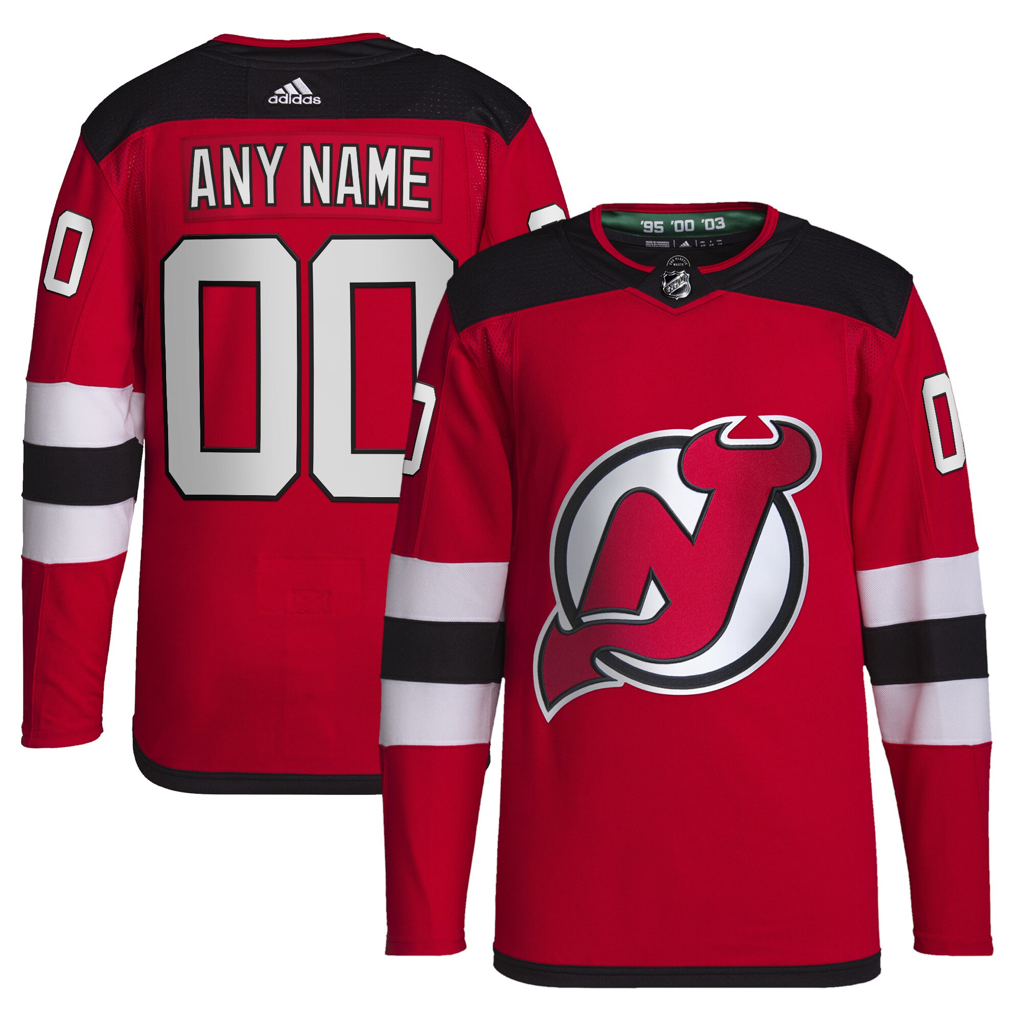 New Jersey Devils   Home  Primegreen  Custom Jersey – Red