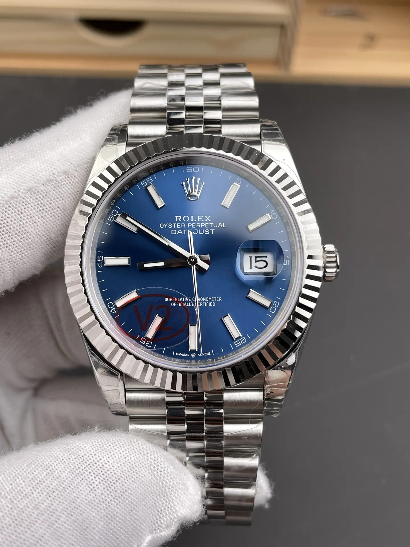 Rolex Datejust Blue 41mm
