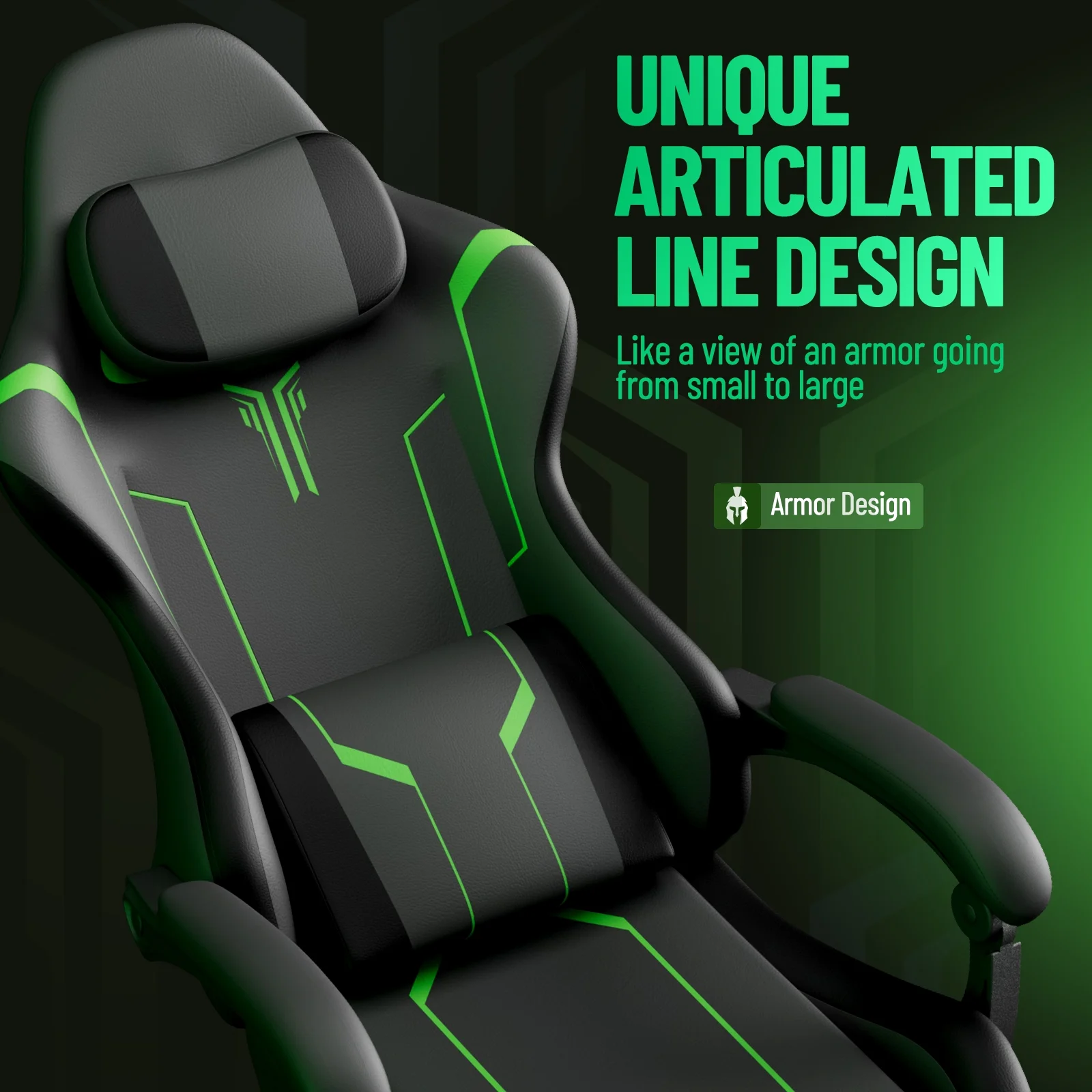 SOONTRANS Gaming Chair for Adults, Velvet Fabric High Back Comfortable Video Game Chair with Footrest and Massage Lumbar Cushion, Racing Computer Desk Chair, Ergonomic Gamer Chair, Black/Grey
