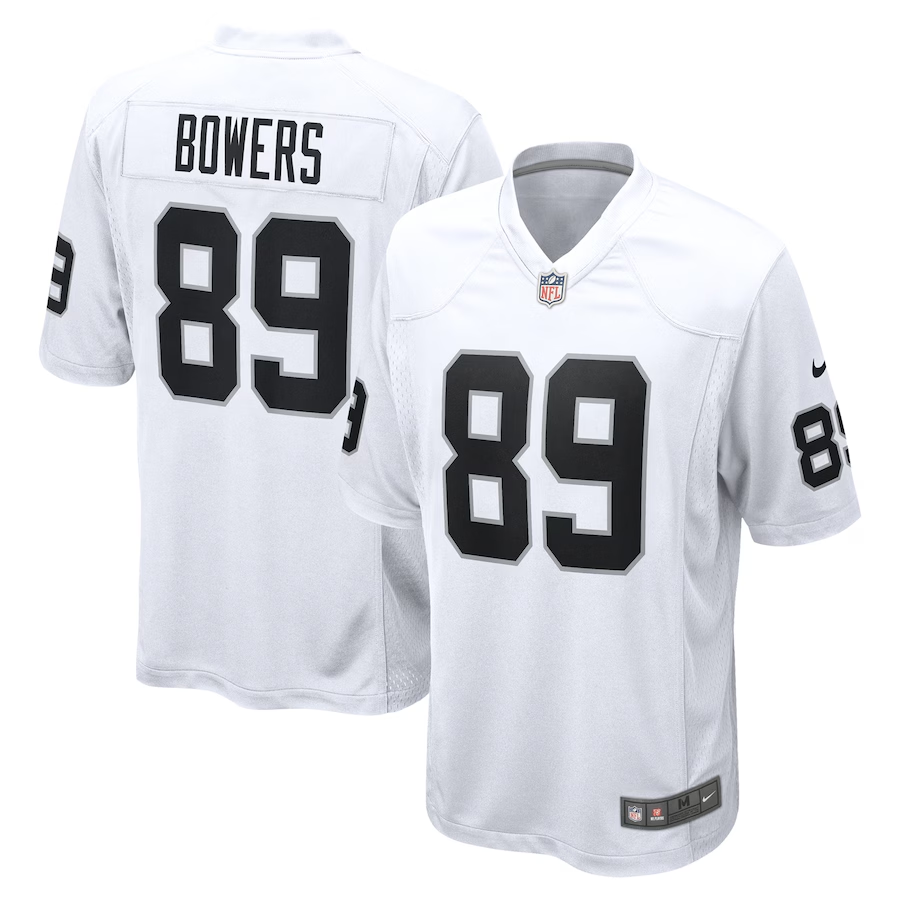 Las Vegas Raiders Brock Bowers - White