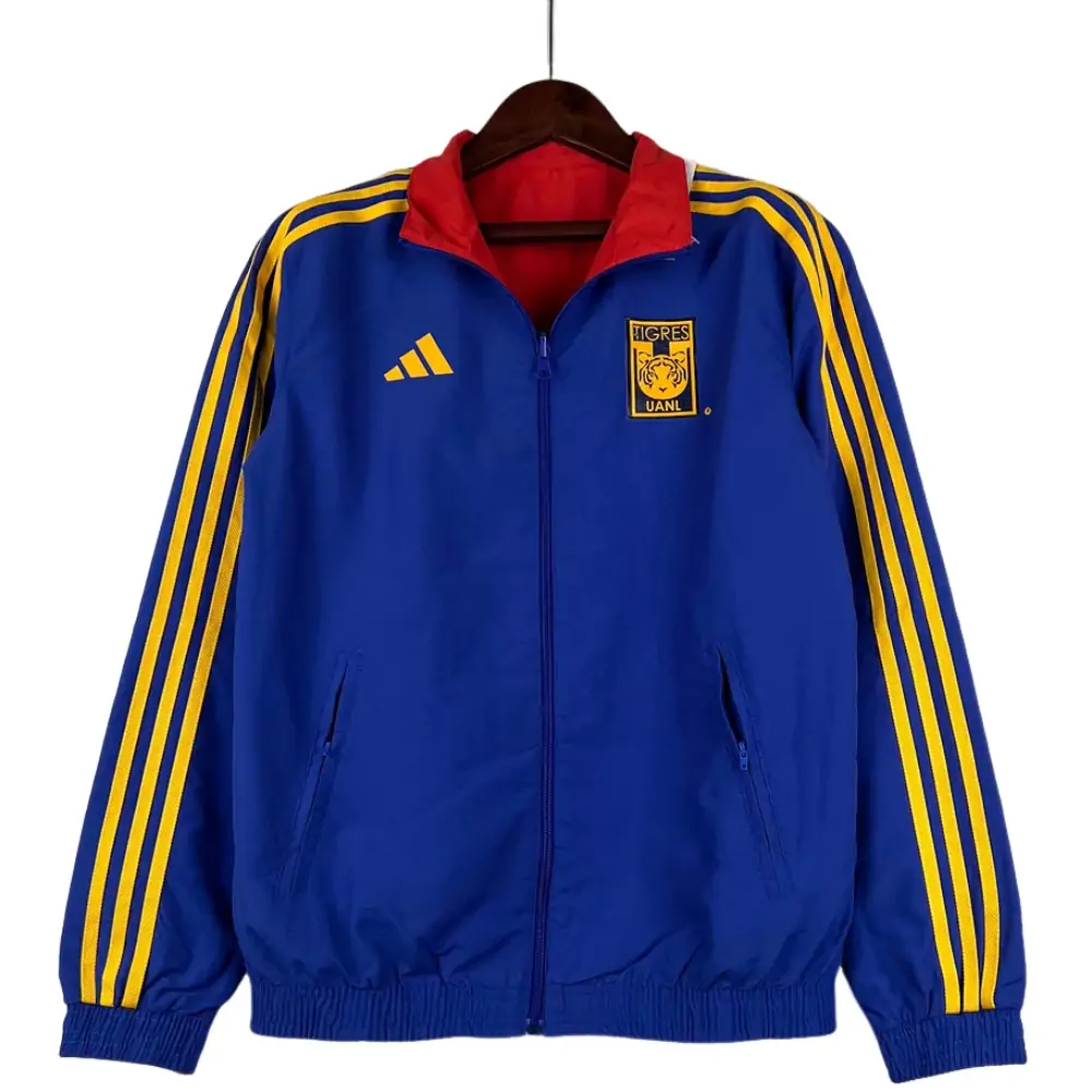 2023/2024 Tigres Reversible Windbreaker(Blue-red)Soccer Jersey 1:1 Thai Quality