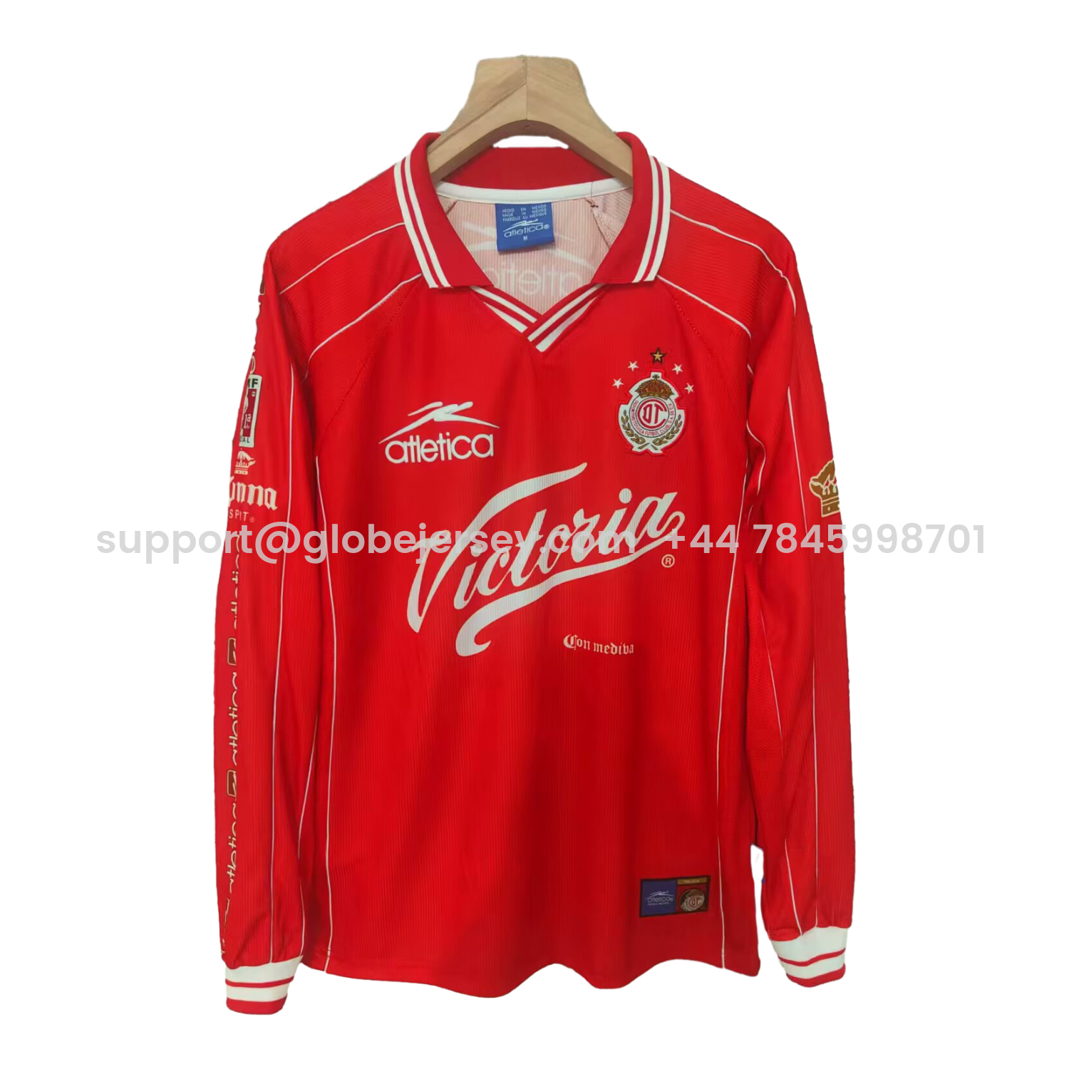 Retro Toluca 1999-00 Home Long Sleeves Jersey