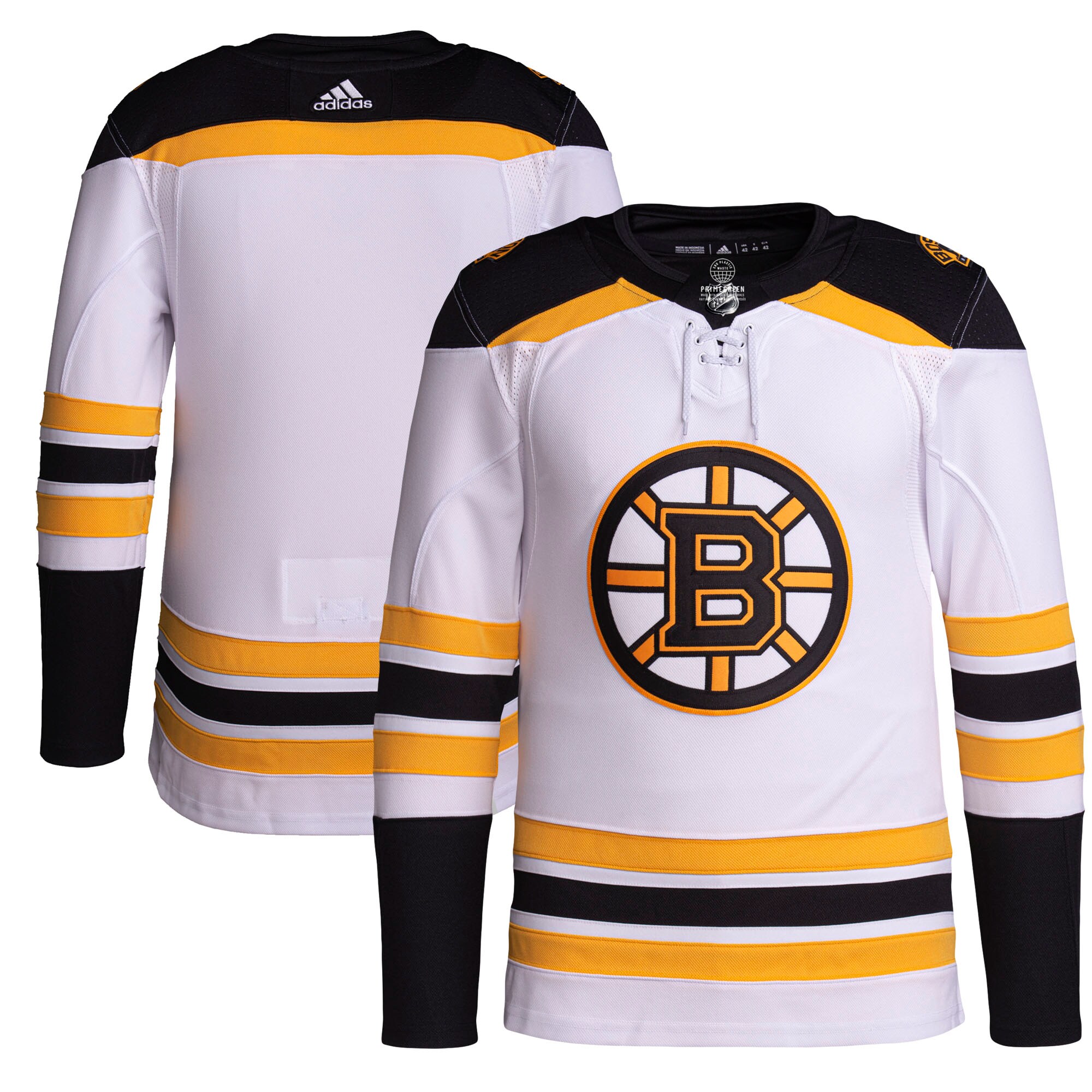 Boston Bruins  Men’s Away Primegreen  Jersey – White