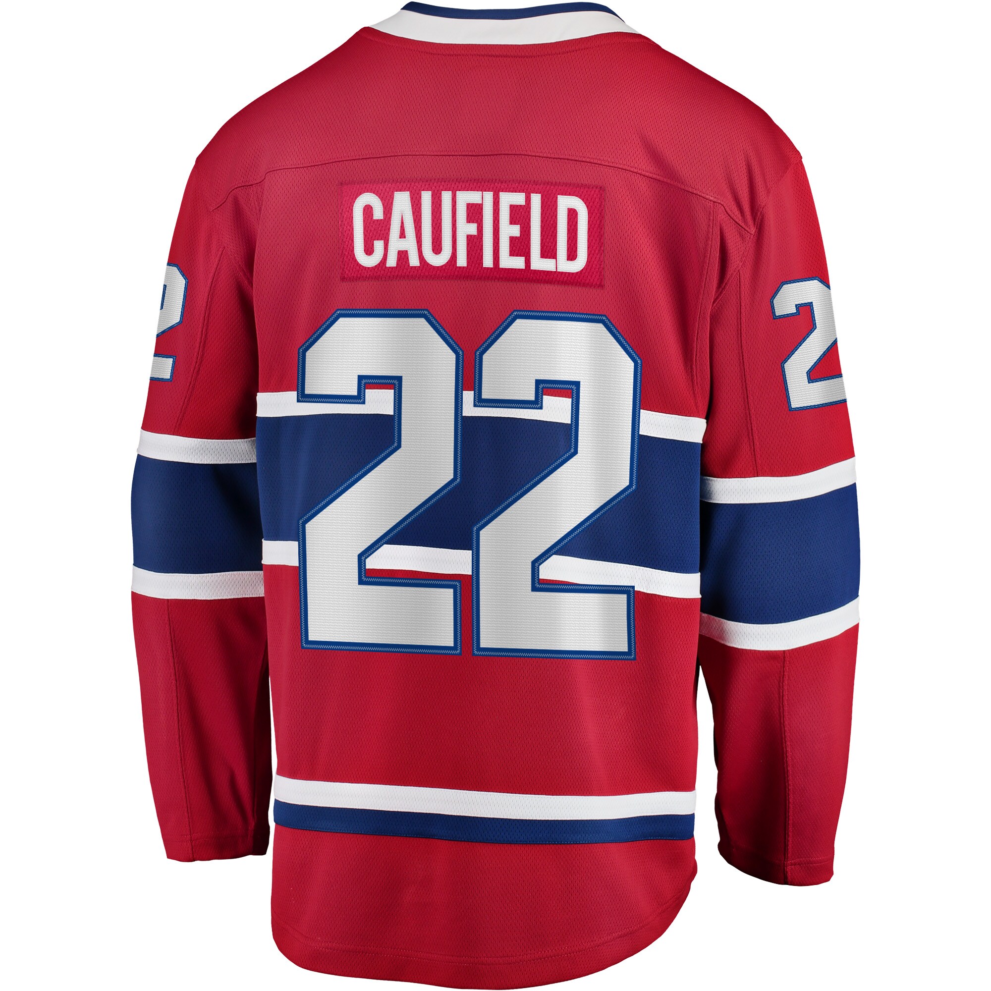 Cole Caufield Montreal Canadiens Fanatics Home Breakaway Replica Jersey – Red
