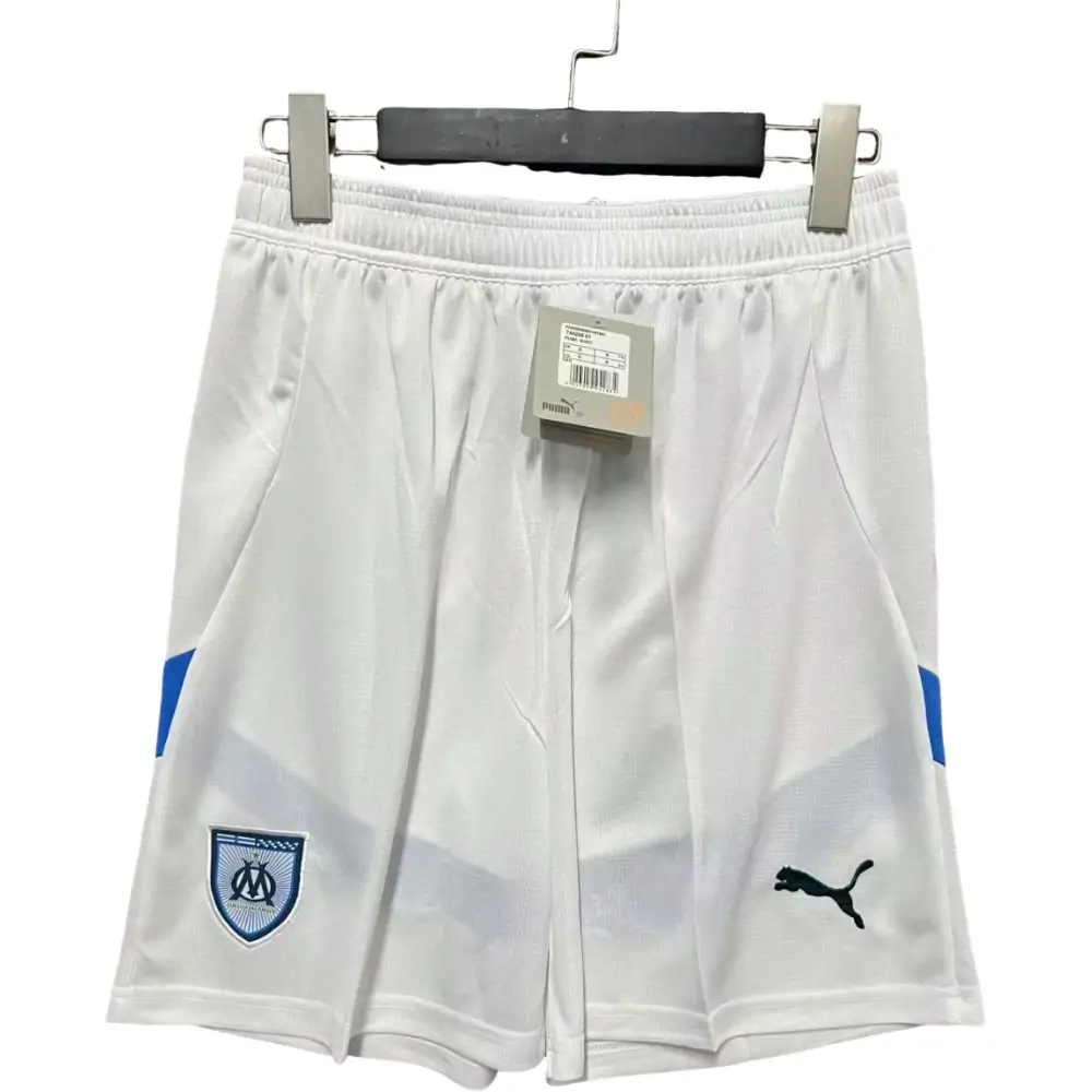 2024/25 Marseille Home Fan Version Shorts 1:1 Thai Quality - Fans Edition