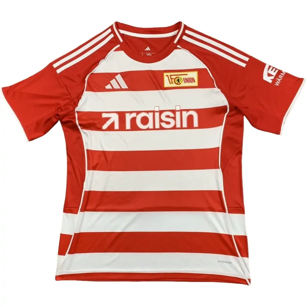 2025-26 Union Berlin Home Kit Short Sleeve - Fans Edition