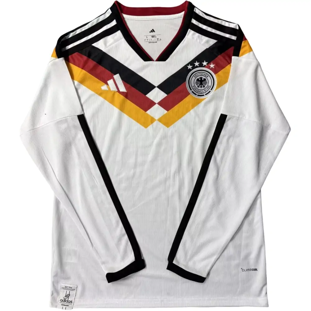 2026 World Cup Germany Home Long Sleeve Jersey - Fans Edition
