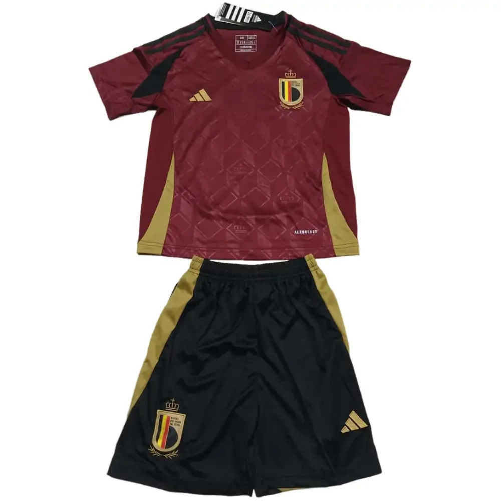 2024-25 Belgium Home Children's Jersey Set - Fans Edition