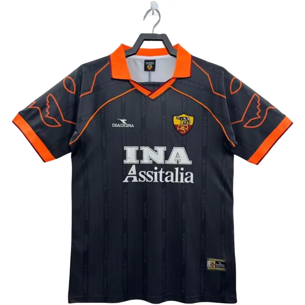 1999/00 Roma away retro jersey 1:1 Thai quality - Fans Edition