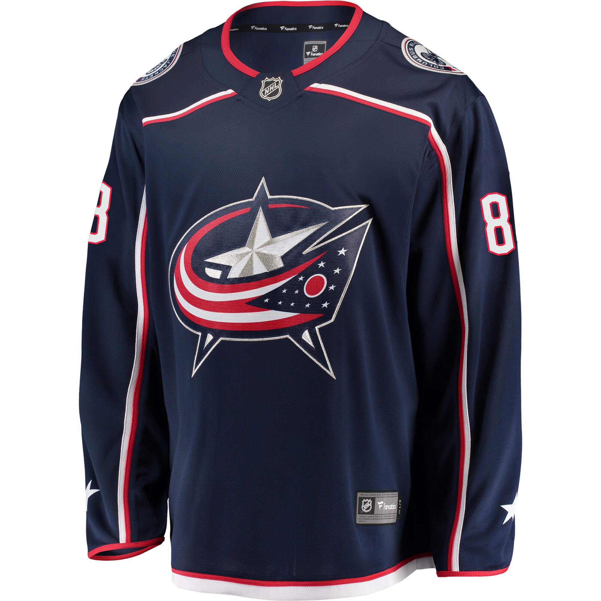 Zach Werenski Columbus Blue Jackets Fanatics Breakaway Jersey – Navy