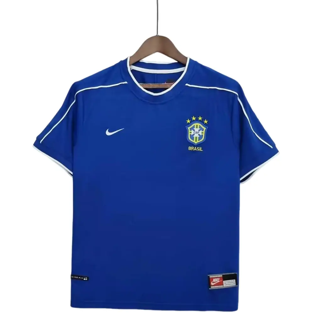 1998 Retro Brazil Away Football Jersey - Fans Edition