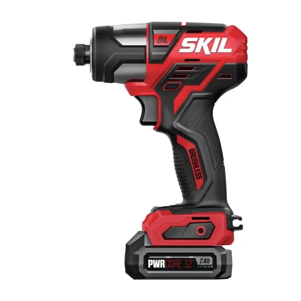 12V PWR CORE Cordless Brushless Impact Driver Kit – Includes Battery & Charger