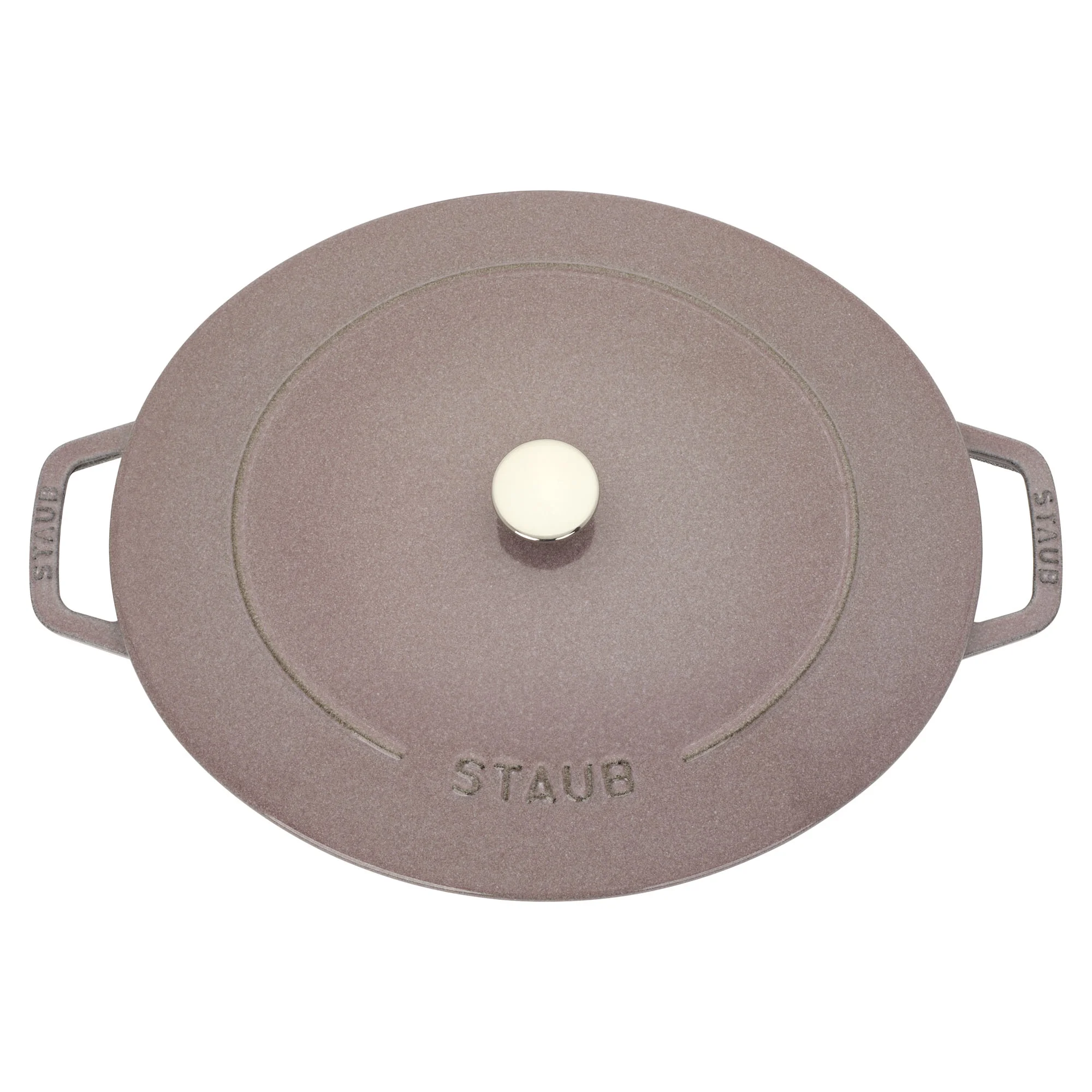 Staub Cast Iron 6.25-qt Shallow Oval Dutch Oven - Citron