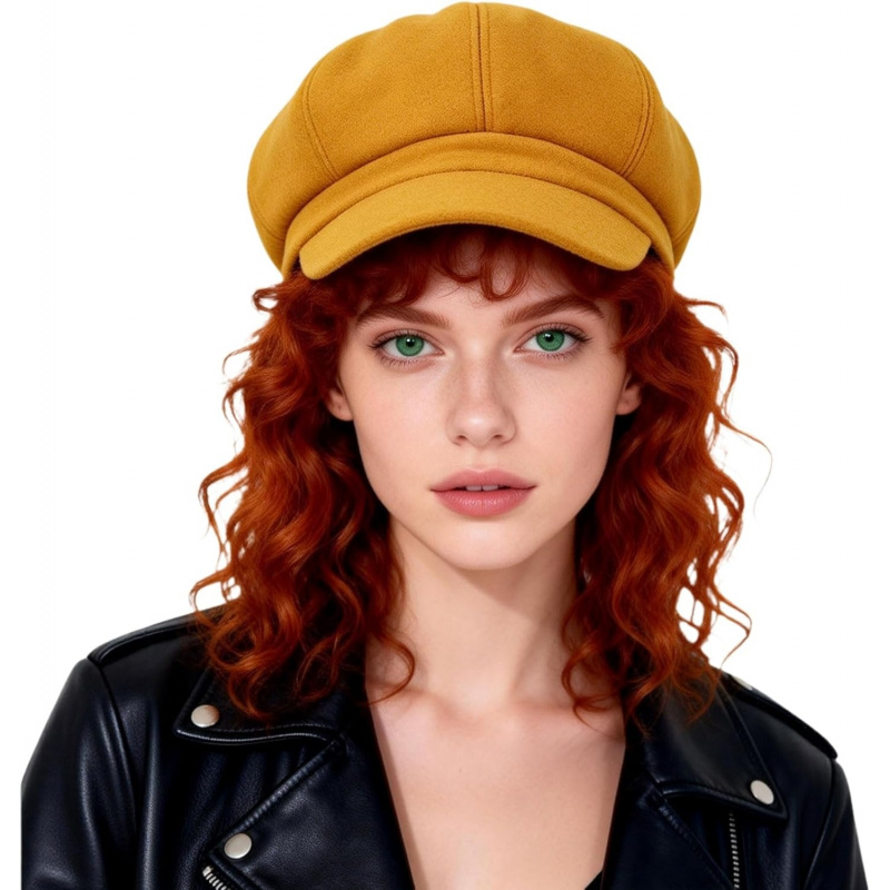 Women's Woolen Elastic Octagonal Ivy